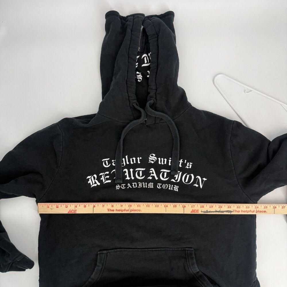 Taylor Swift Reputation Era Black Snake Hoodie Zipper Hood Stadium Tour Size S - Picture 10 of 12